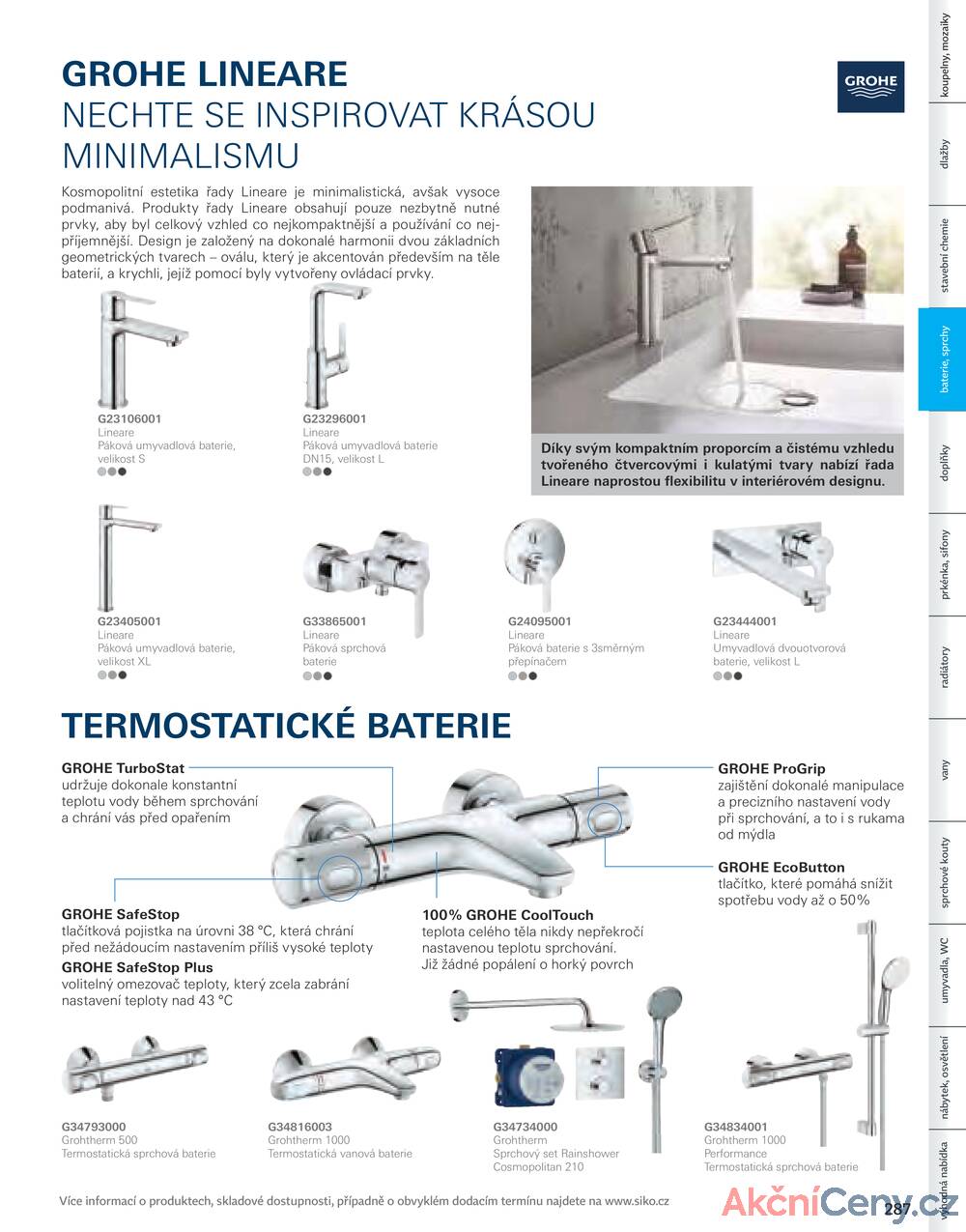 Leták Siko koupelny
platný do 31.12.2025 - strana 287
