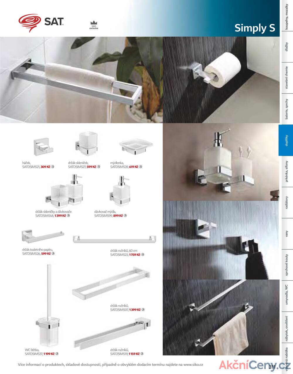 Leták Siko koupelny
platný do 31.12.2025 - strana 311