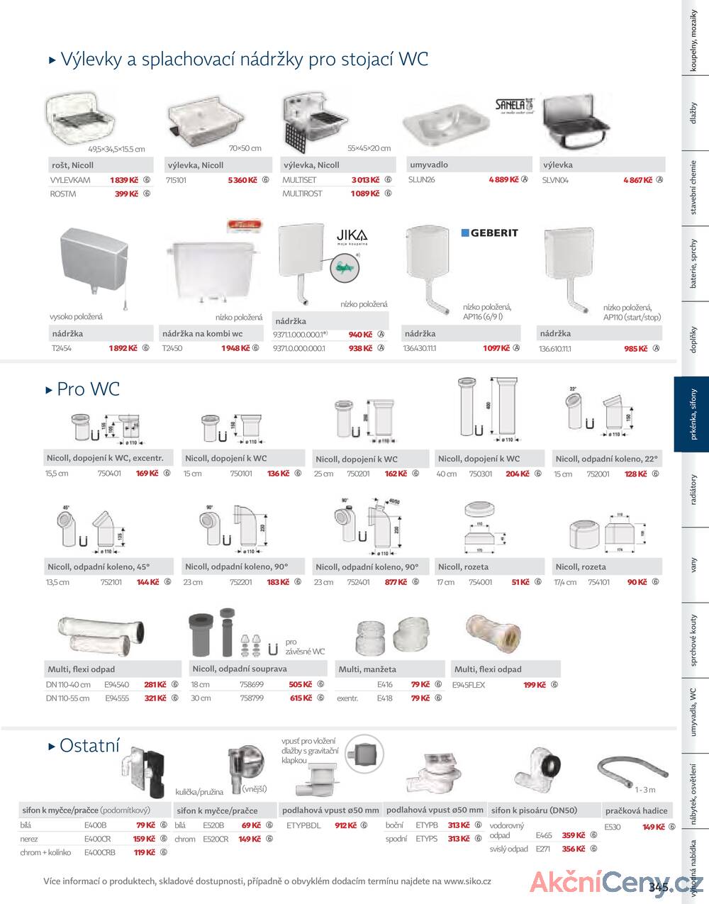 Leták Siko koupelny
platný do 31.12.2025 - strana 345