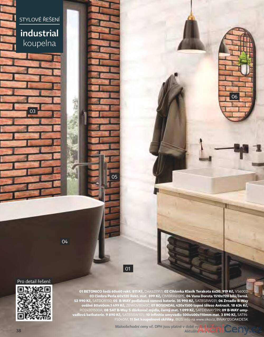 Leták Siko koupelny
platný do 31.12.2025 - strana 38