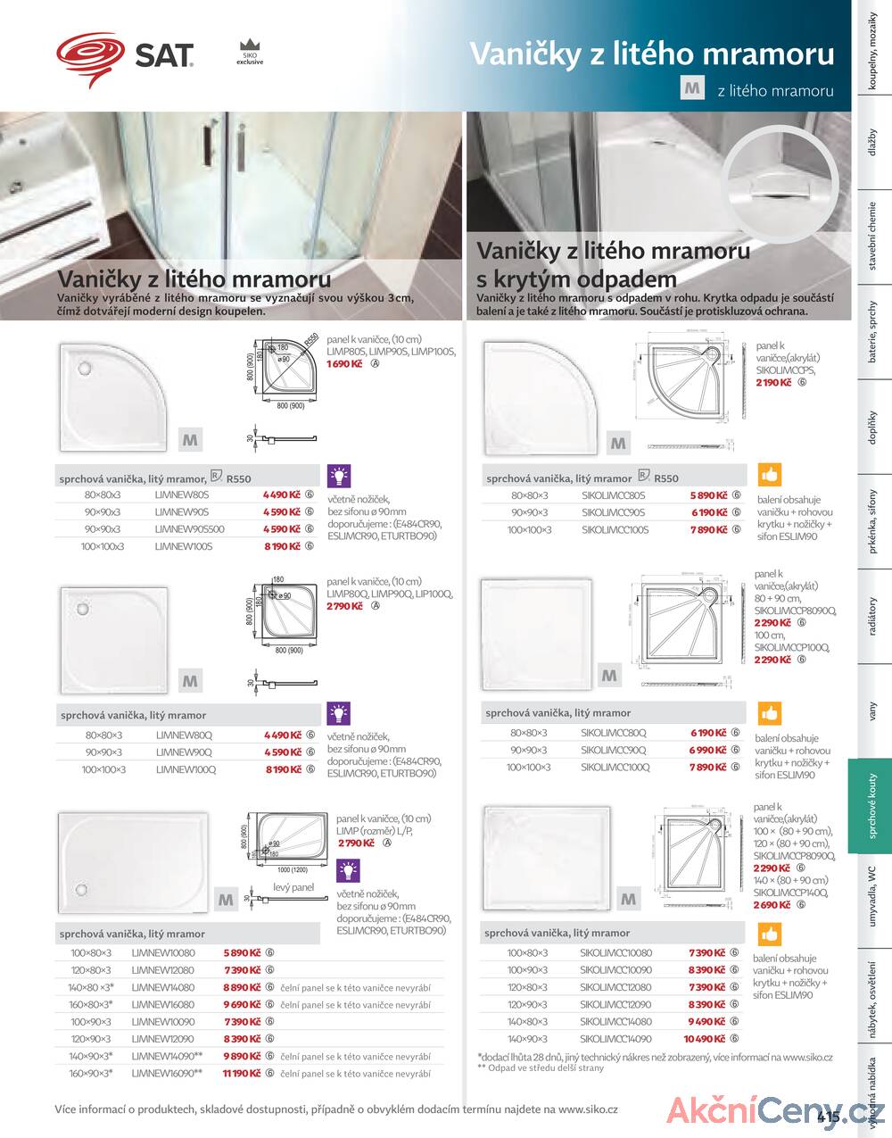 Leták Siko koupelny
platný do 31.12.2025 - strana 417