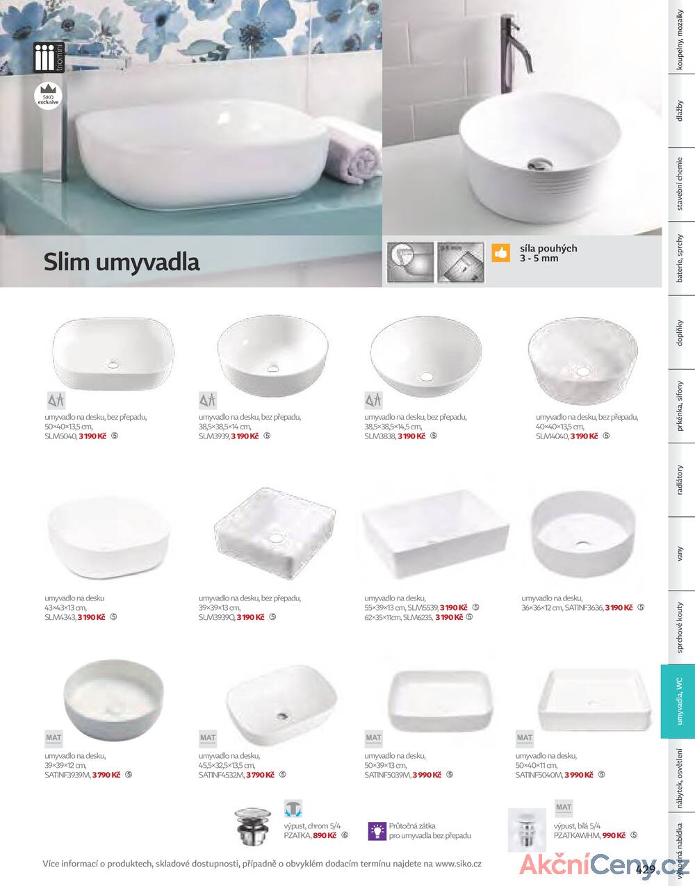Leták Siko koupelny
platný do 31.12.2025 - strana 433