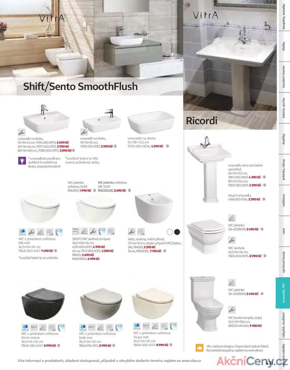 Leták Siko koupelny
platný do 31.12.2025 - strana 435