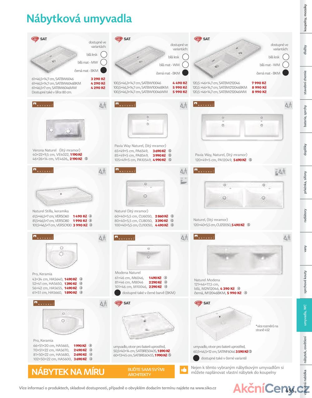 Leták Siko koupelny
platný do 31.12.2025 - strana 459