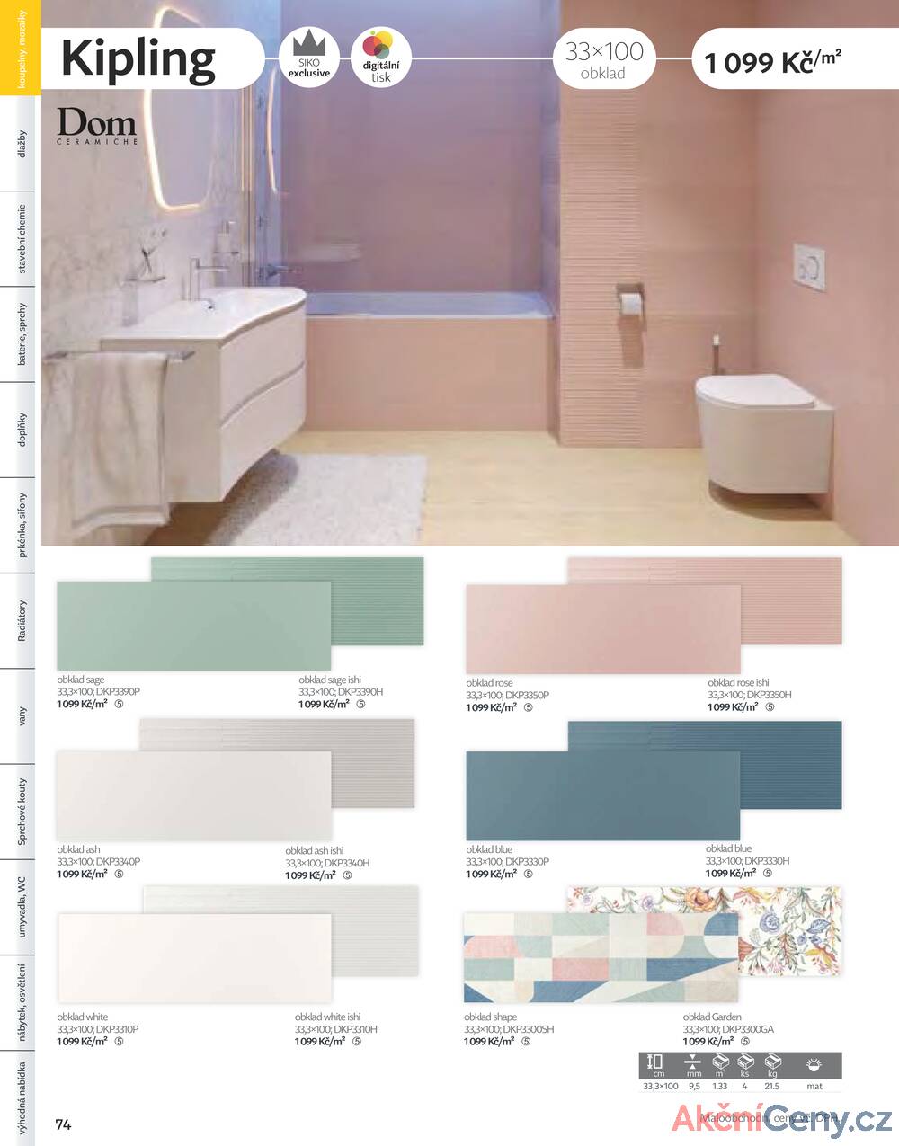 Leták Siko koupelny
platný do 31.12.2025 - strana 74