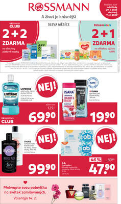 Leták Rossmann od 29.1. do 11.2.2025