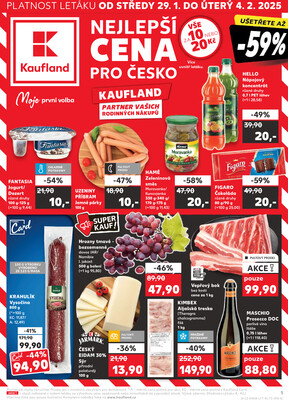 Leták Kaufland 29.1. - 4.2. - Kaufland - Brno - Bohunice