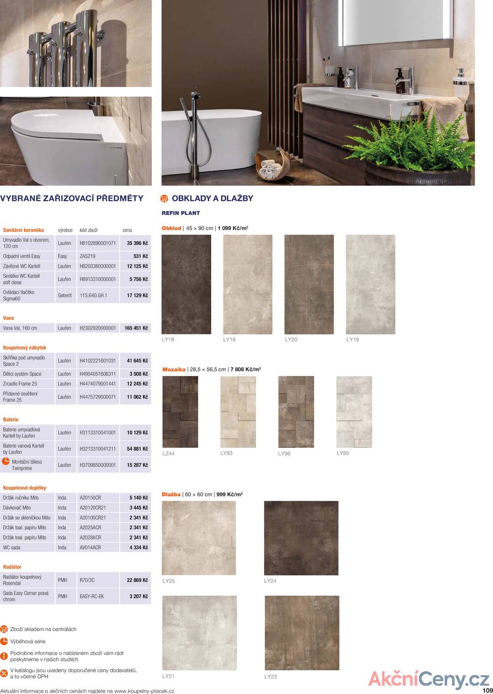 Leták Koupelny Ptáček
		  platný do 31.12.2025 - strana 109