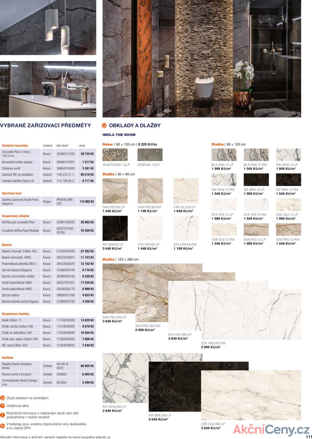 Leták Koupelny Ptáček
		  platný do 31.12.2025 - strana 111