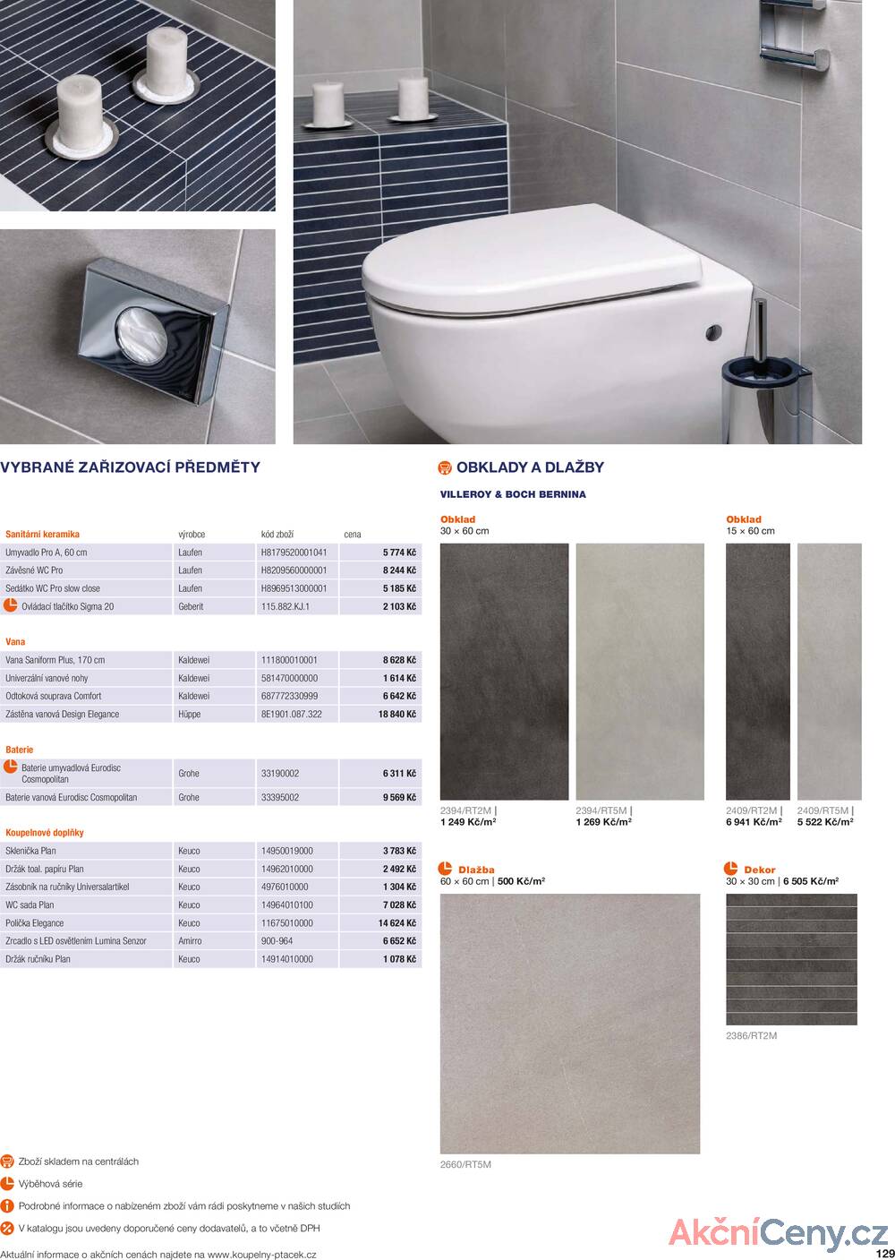 Leták Koupelny Ptáček
		  platný do 31.12.2025 - strana 129