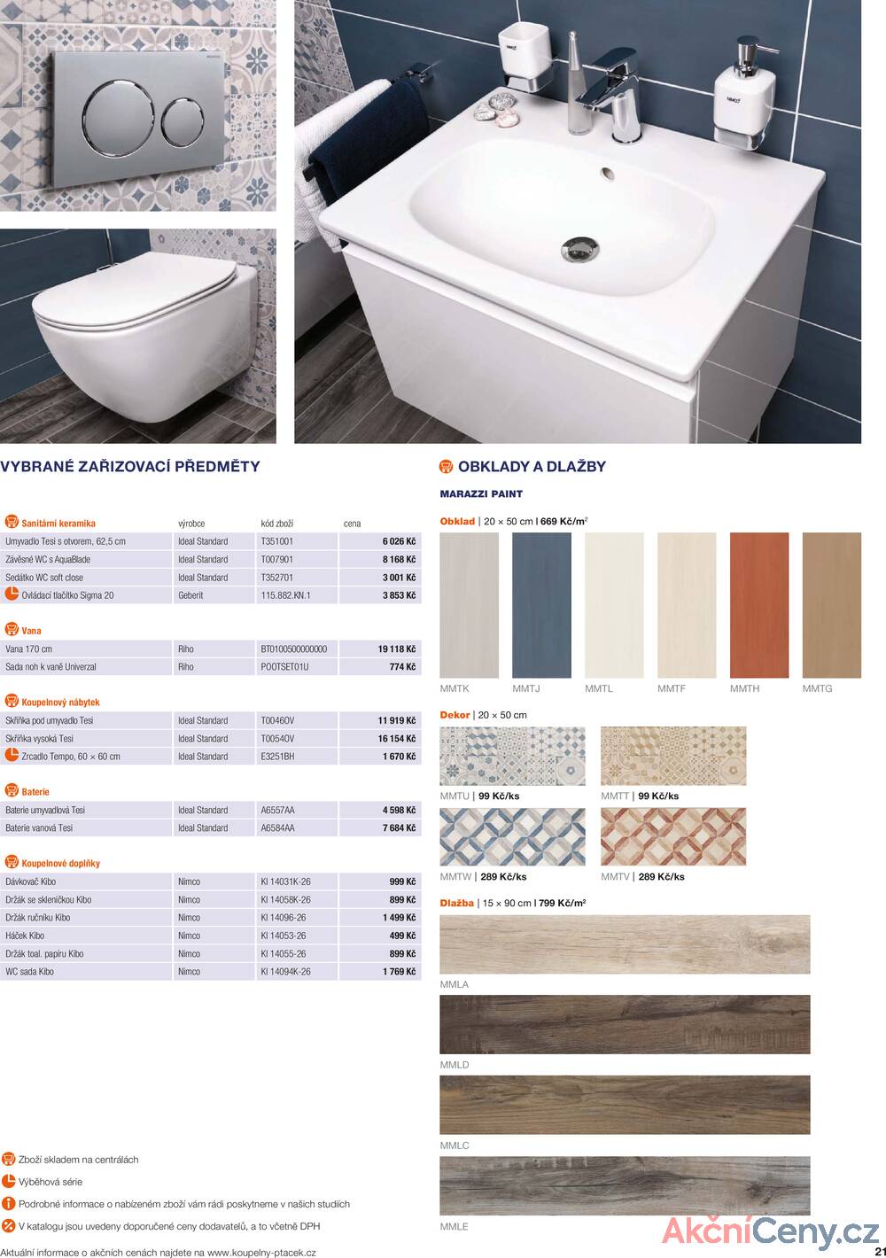 Leták Koupelny Ptáček
		  platný do 31.12.2025 - strana 21