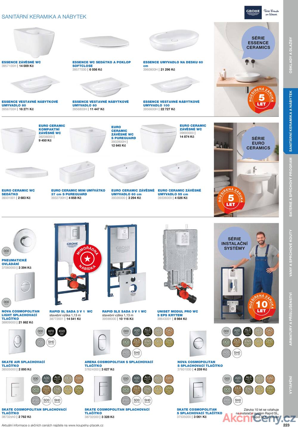 Leták Koupelny Ptáček
		  platný do 31.12.2025 - strana 223
