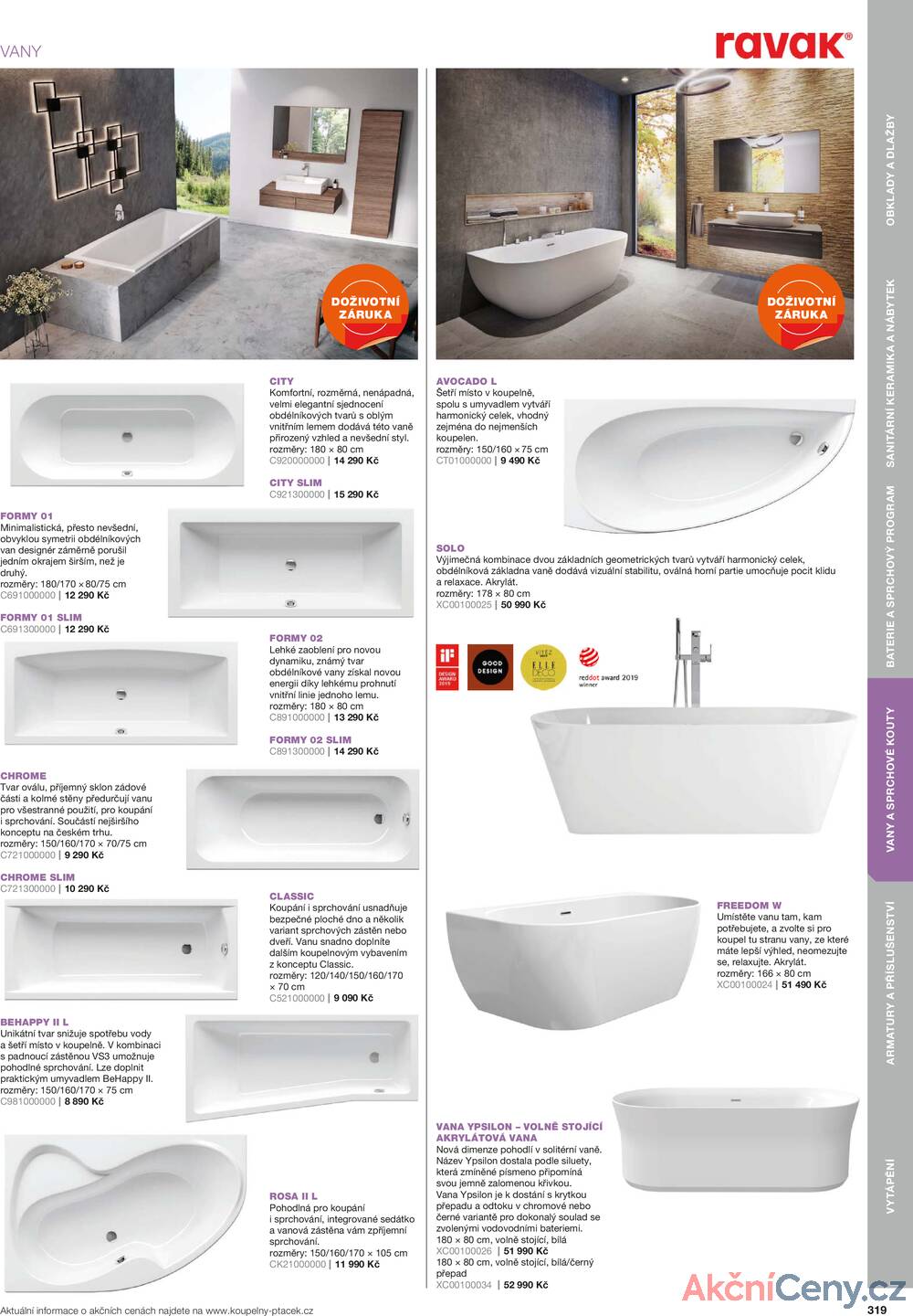 Leták Koupelny Ptáček
		  platný do 31.12.2025 - strana 319