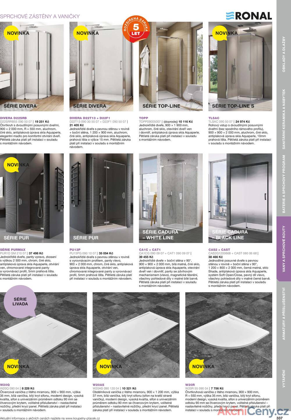 Leták Koupelny Ptáček
		  platný do 31.12.2025 - strana 337
