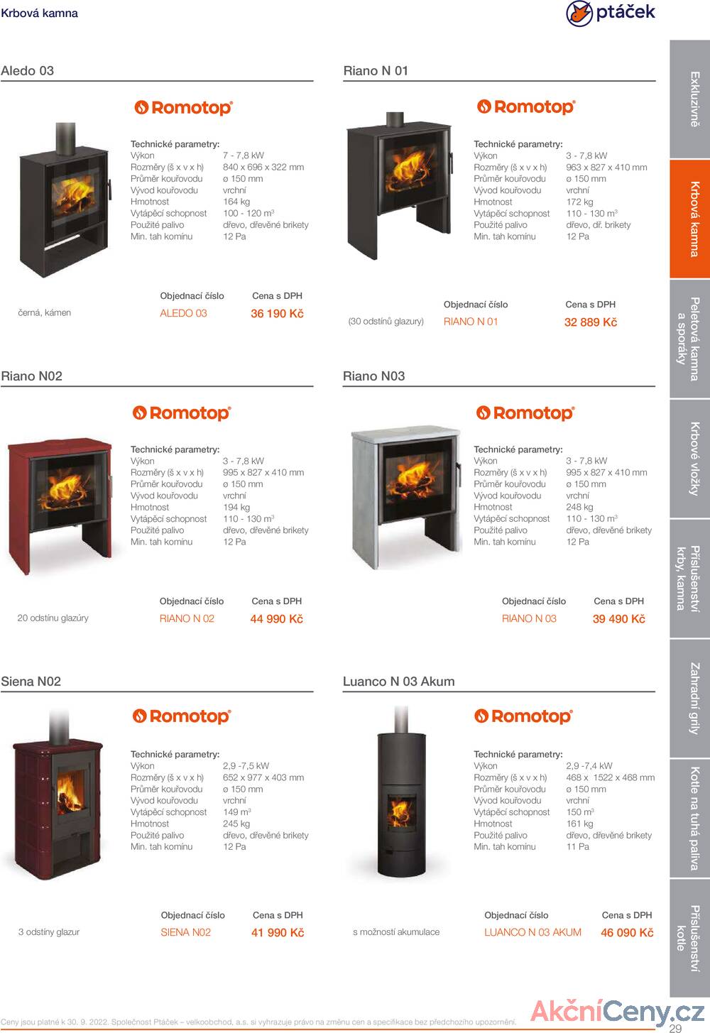 Leták Koupelny Ptáček
platný do 31.12.2025 - strana 29