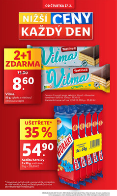 Lidl Čtvrtek od 27.2. do 2.3.2025