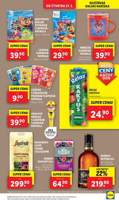 Lidl Čtvrtek od 27.2. do 2.3.2025