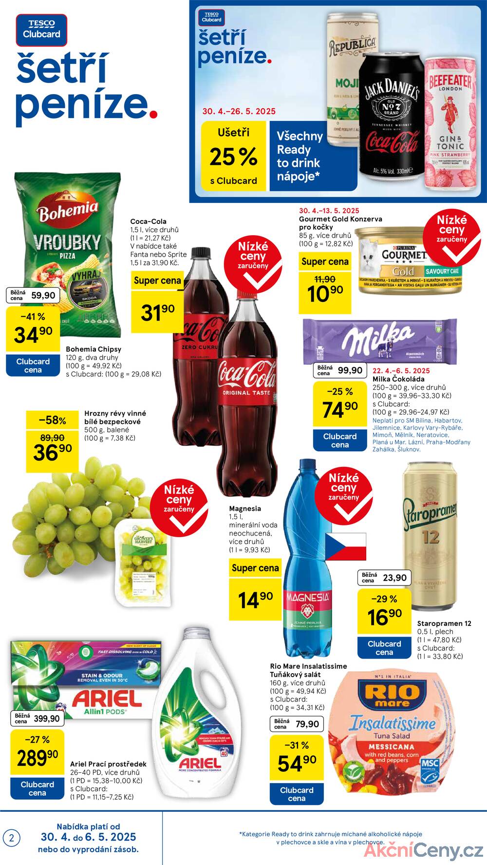 Leták Tesco - Tesco supermarkety od 30.4. do 6.5.2025 - strana 2 Leták Tesco - Tesco supermarkety od 30.4. do 6.5.2025 - strana 2