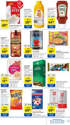 Tesco malé hypermarkety od 30.4. do 6.5.2025