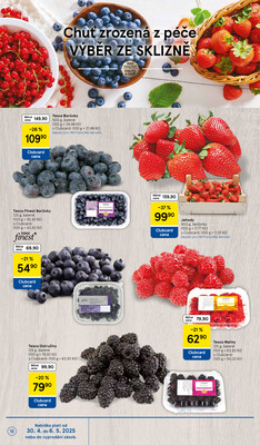 Tesco malé hypermarkety od 30.4. do 6.5.2025