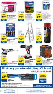 Tesco malé hypermarkety od 30.4. do 6.5.2025
