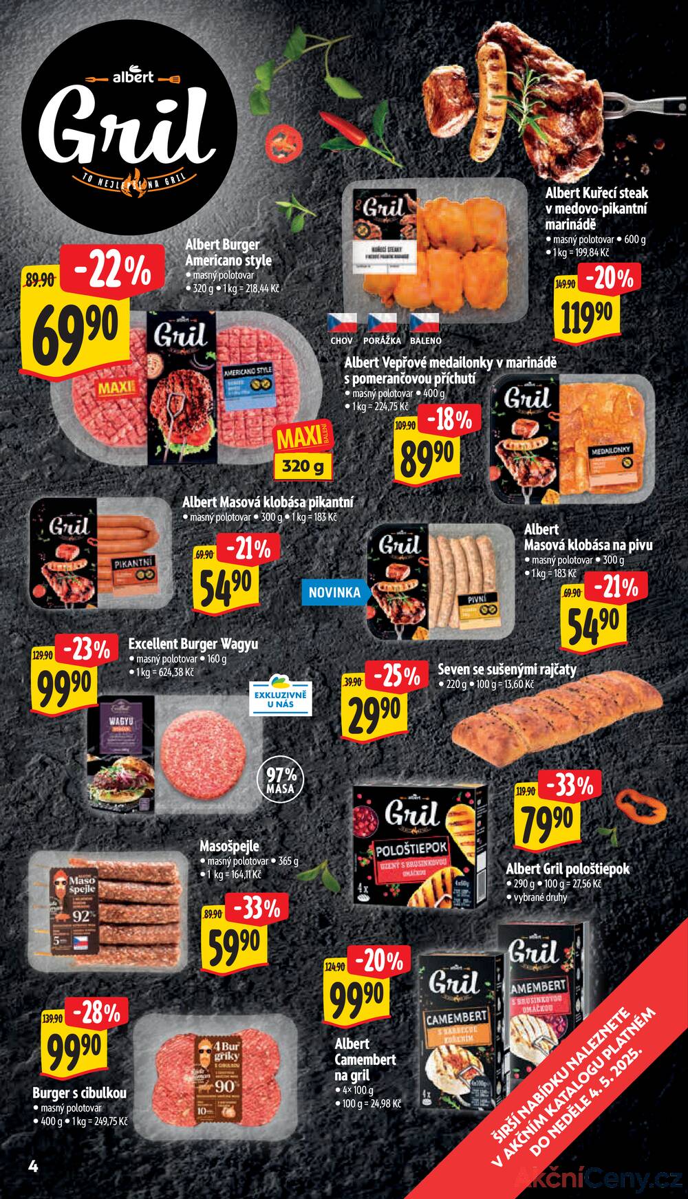 Leták Albert - Albert Supermarket od 28.4. do 4.5.2025 - strana 4