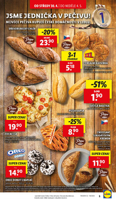 Lidl Čtvrtek od 1.5. do 4.5.2025