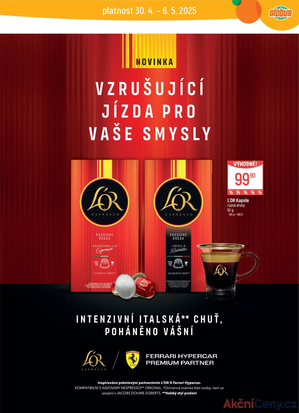 Leták Globus - Akční leták Globus 30.4. - 6.5.2025 - Globus Trmice u Ústí nad Labem - strana 25