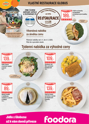 Akční leták Globus 30.4. - 6.5.2025 - Globus Trmice u Ústí nad Labem