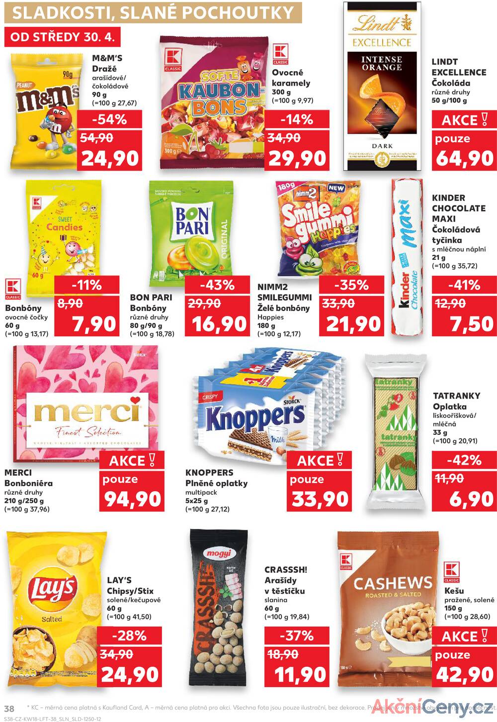 Leták Kaufland - Kaufland 30.4. - 6.5. - Kaufland - Blansko - strana 38