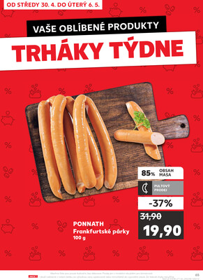 Kaufland 30.4. - 6.5. - Kaufland - Blansko