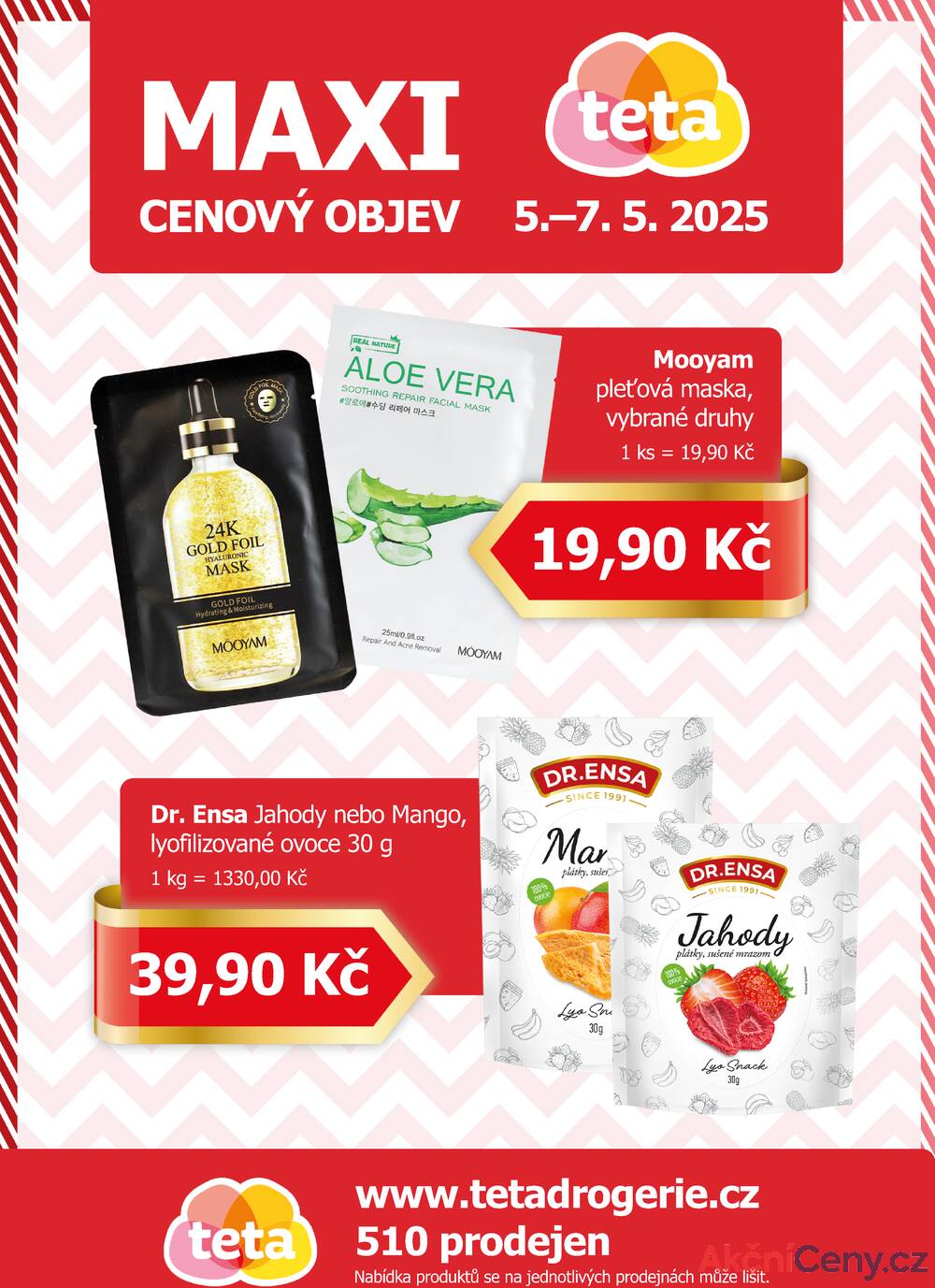 Leták Teta drogerie - Teta drogerie Maxi ceny od 5.5. do 7.5.2025 - strana 1 Leták Teta drogerie - Teta drogerie Maxi ceny od 5.5. do 7.5.2025 - strana 1