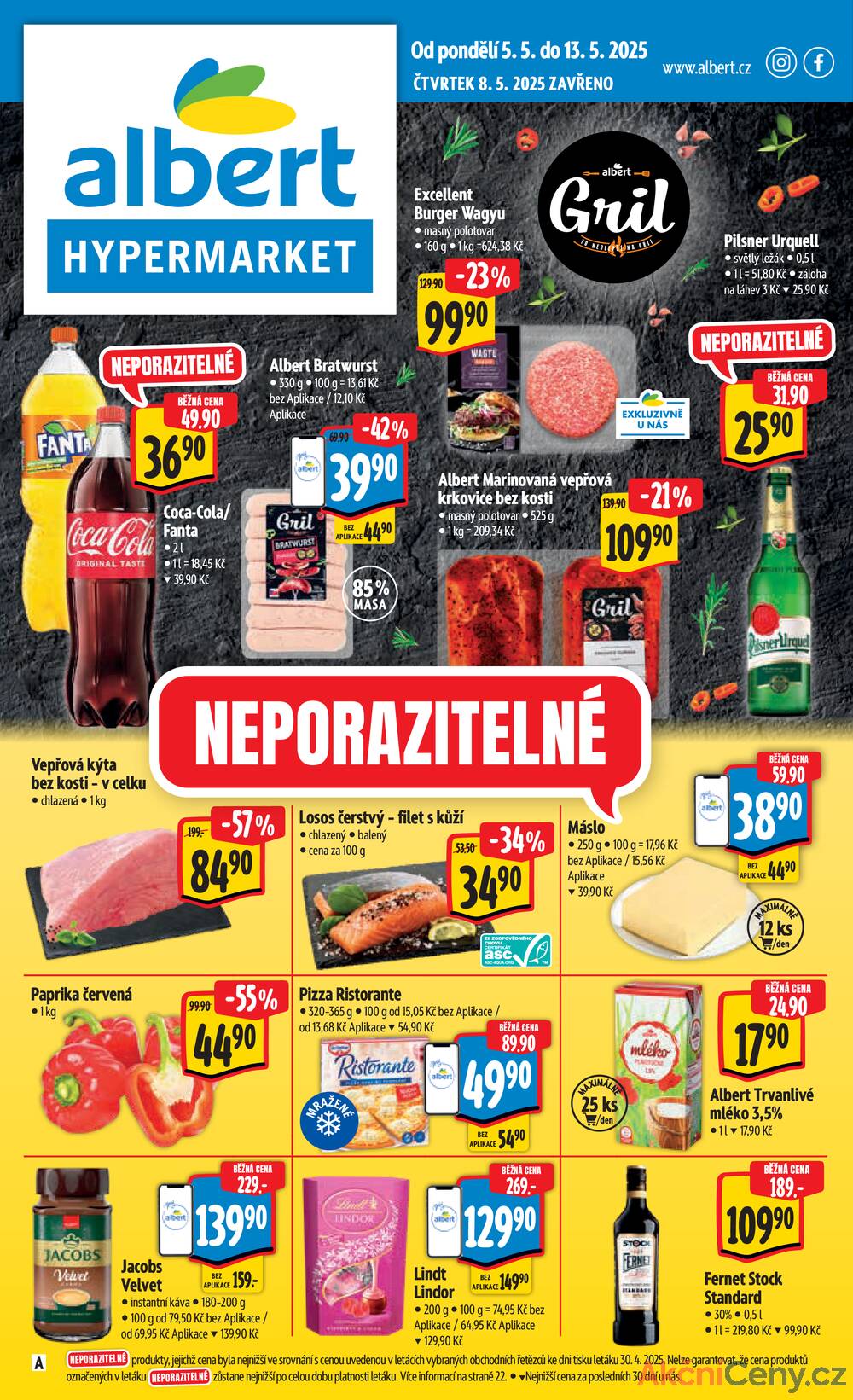 Leták Albert - Albert Hypermarket Jihomoravský od 5.5. do 13.5.2025 - strana 1