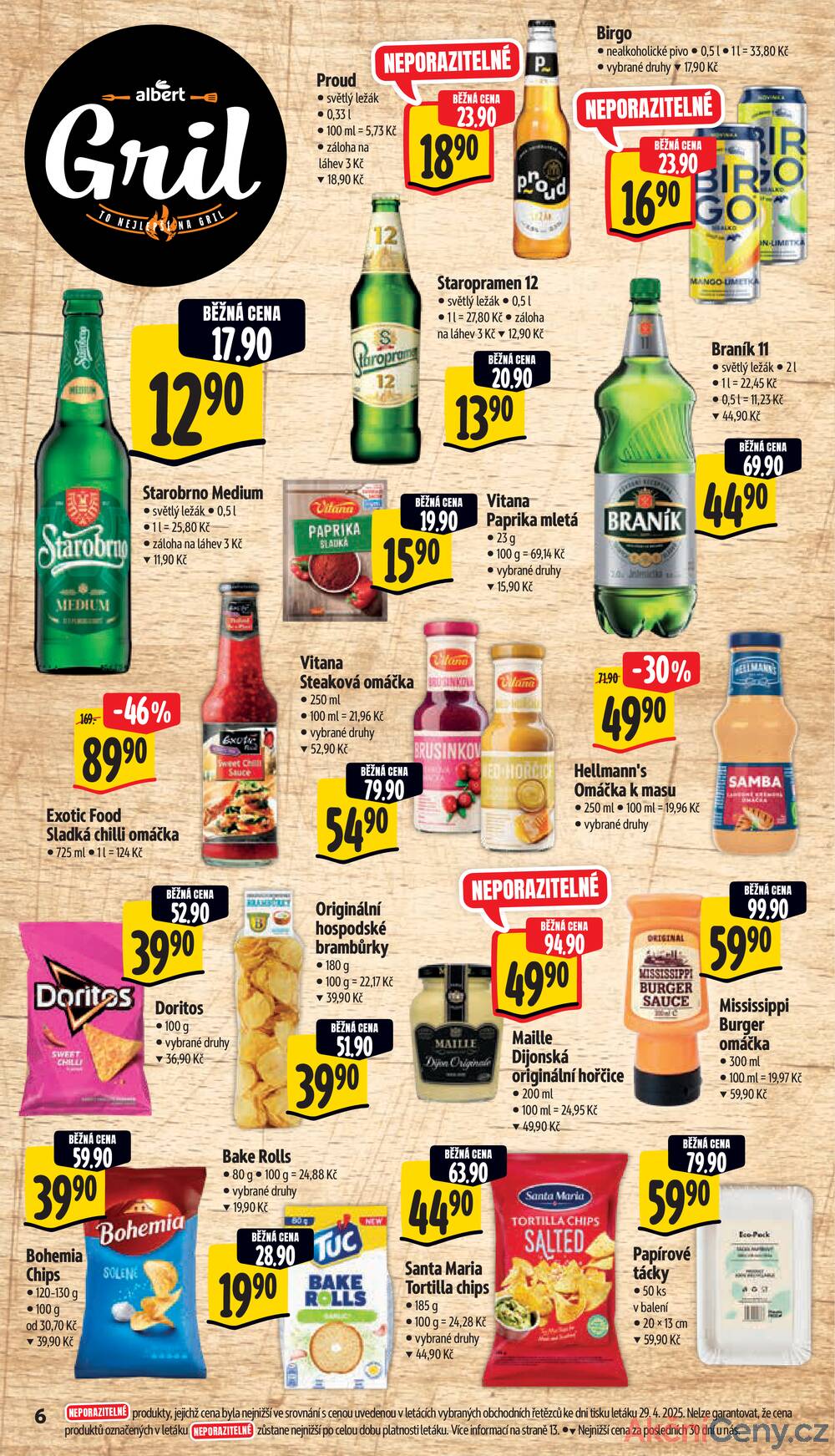 Leták Albert - Albert Supermarket od 5.5. do 13.5.2025 - strana 6 Leták Albert - Albert Supermarket od 5.5. do 13.5.2025 - strana 6