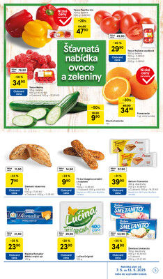 Tesco supermarkety od 7.5. do 13.5.2025