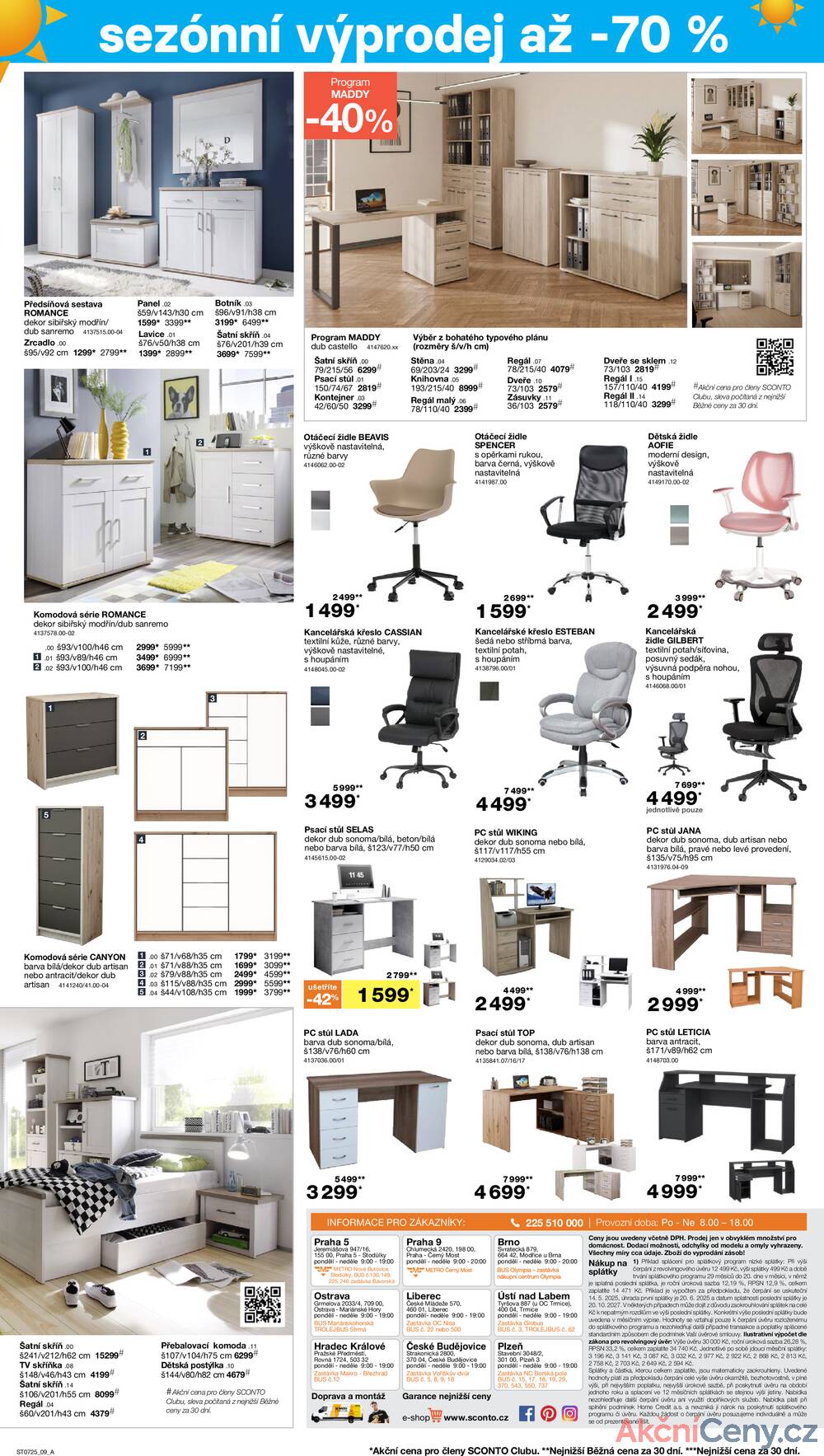 Leták SCONTO Nábytek - Sconto nábytek od 14.5. do 17.6.2025 - strana 9 Leták SCONTO Nábytek - Sconto nábytek od 14.5. do 17.6.2025 - strana 9