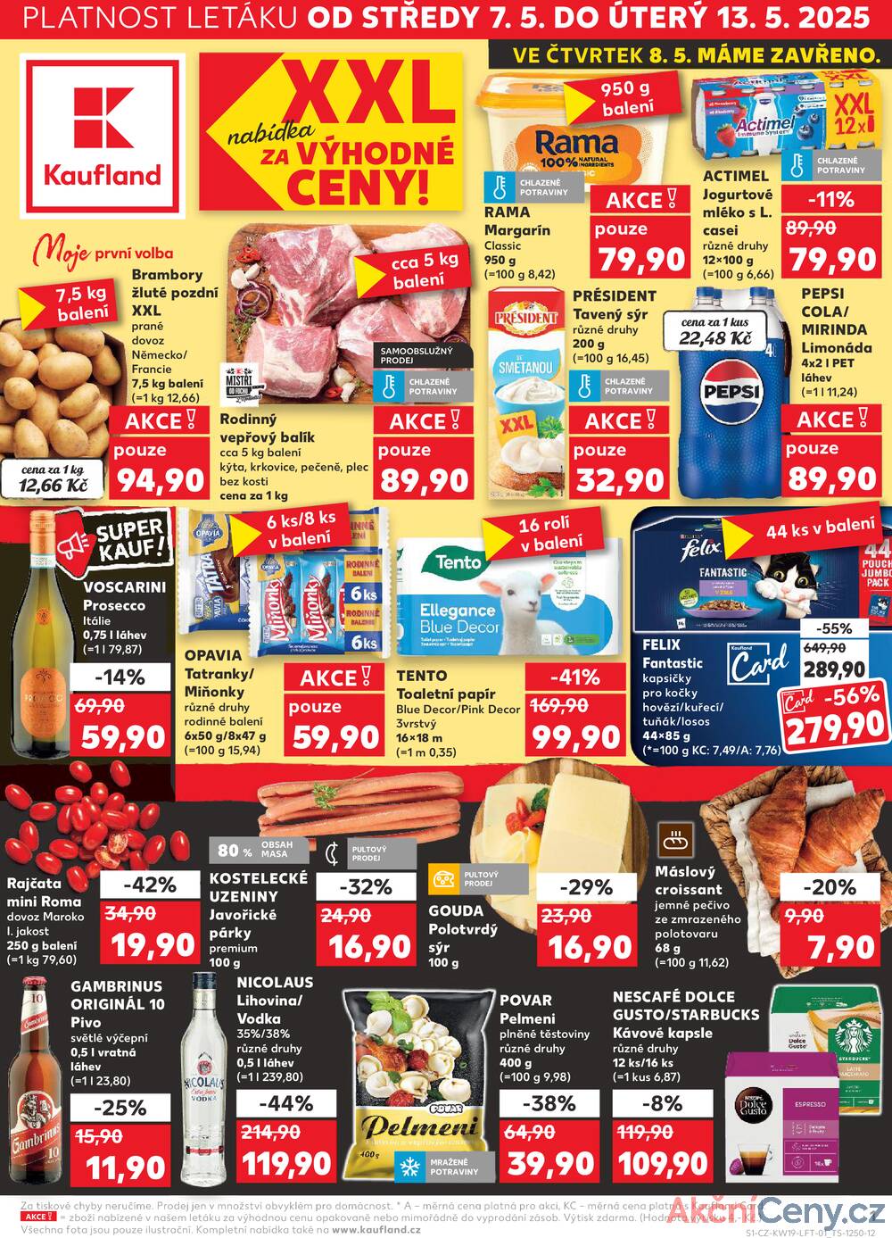 Leták Kaufland - Kaufland 7.5. - 13.5. - Kaufland - Praha - Hloubětín - strana 1