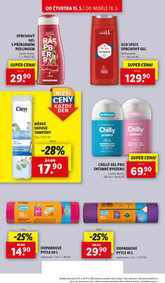 Lidl Čtvrtek od 15.5. do 18.5.2025