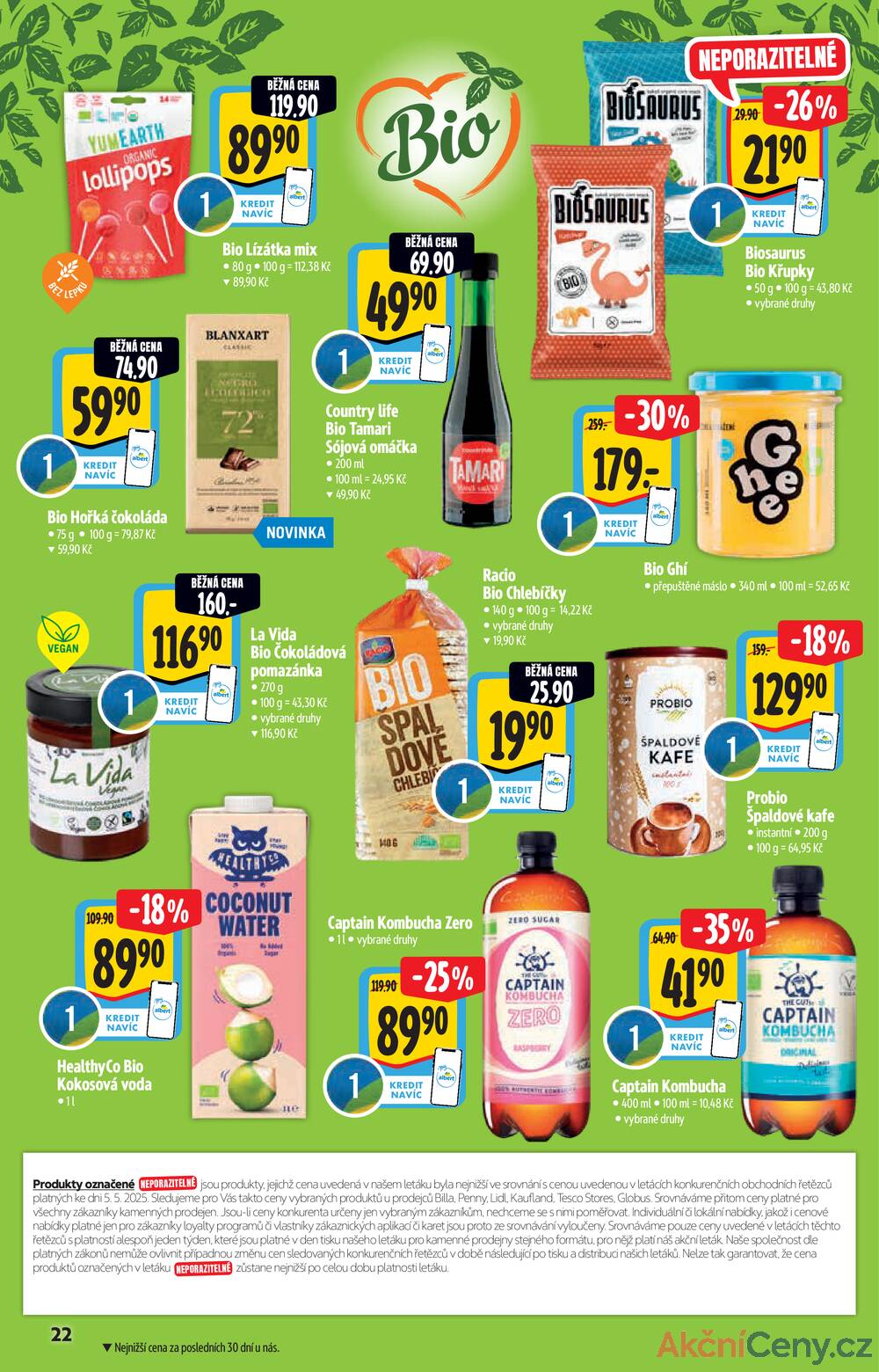 Leták Albert - Albert Hypermarket katalog BIO od 14.5. do 27.5.2025 - strana 22 Leták Albert - Albert Hypermarket katalog BIO od 14.5. do 27.5.2025 - strana 22