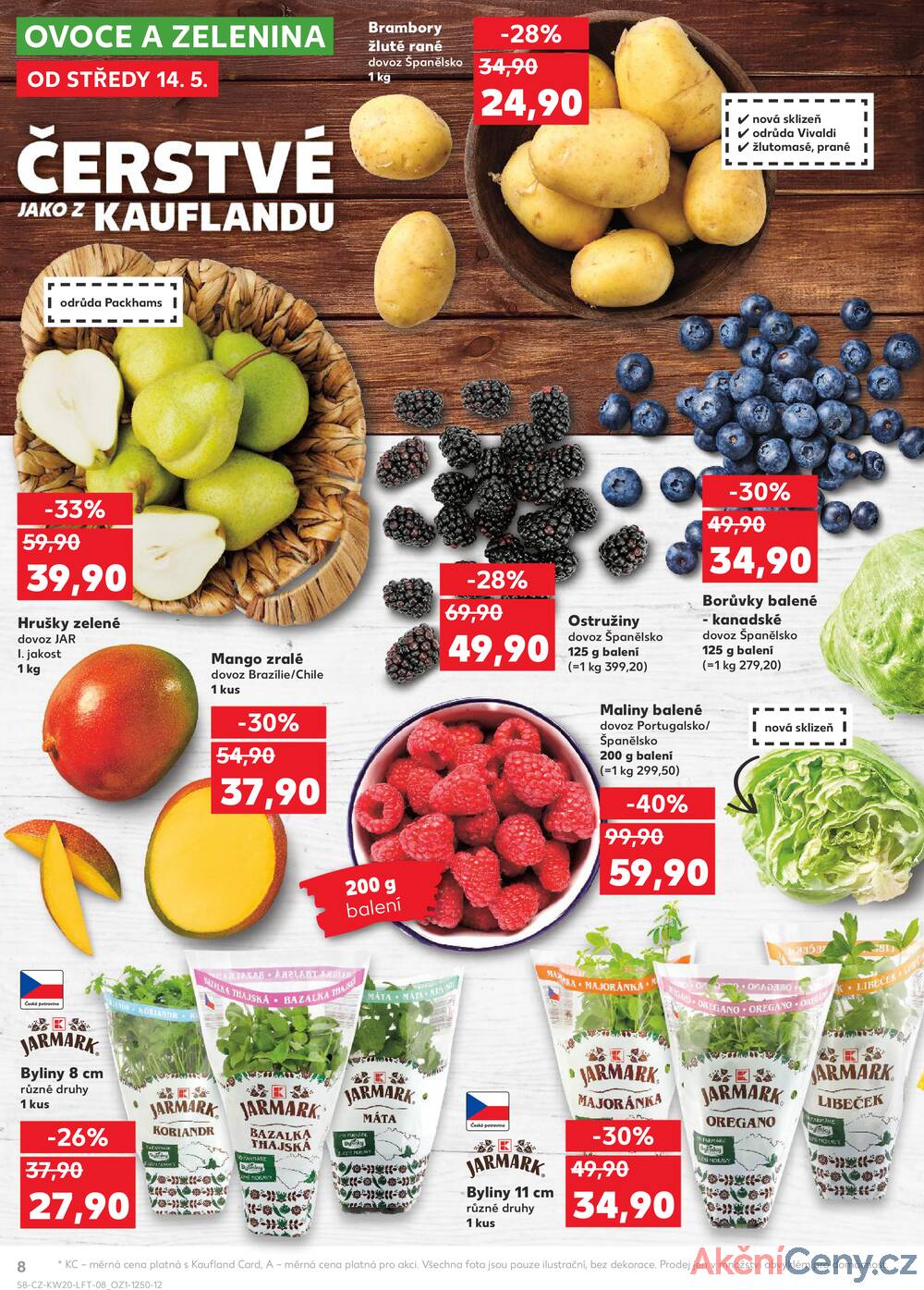 Leták Kaufland - Kaufland 14.5. - 20.5. - Kaufland - Teplice (Čs. Dobrovolců) - strana 8