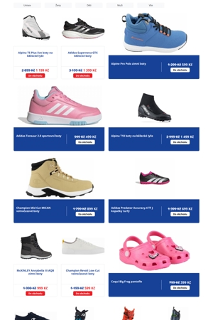 leták Intersport