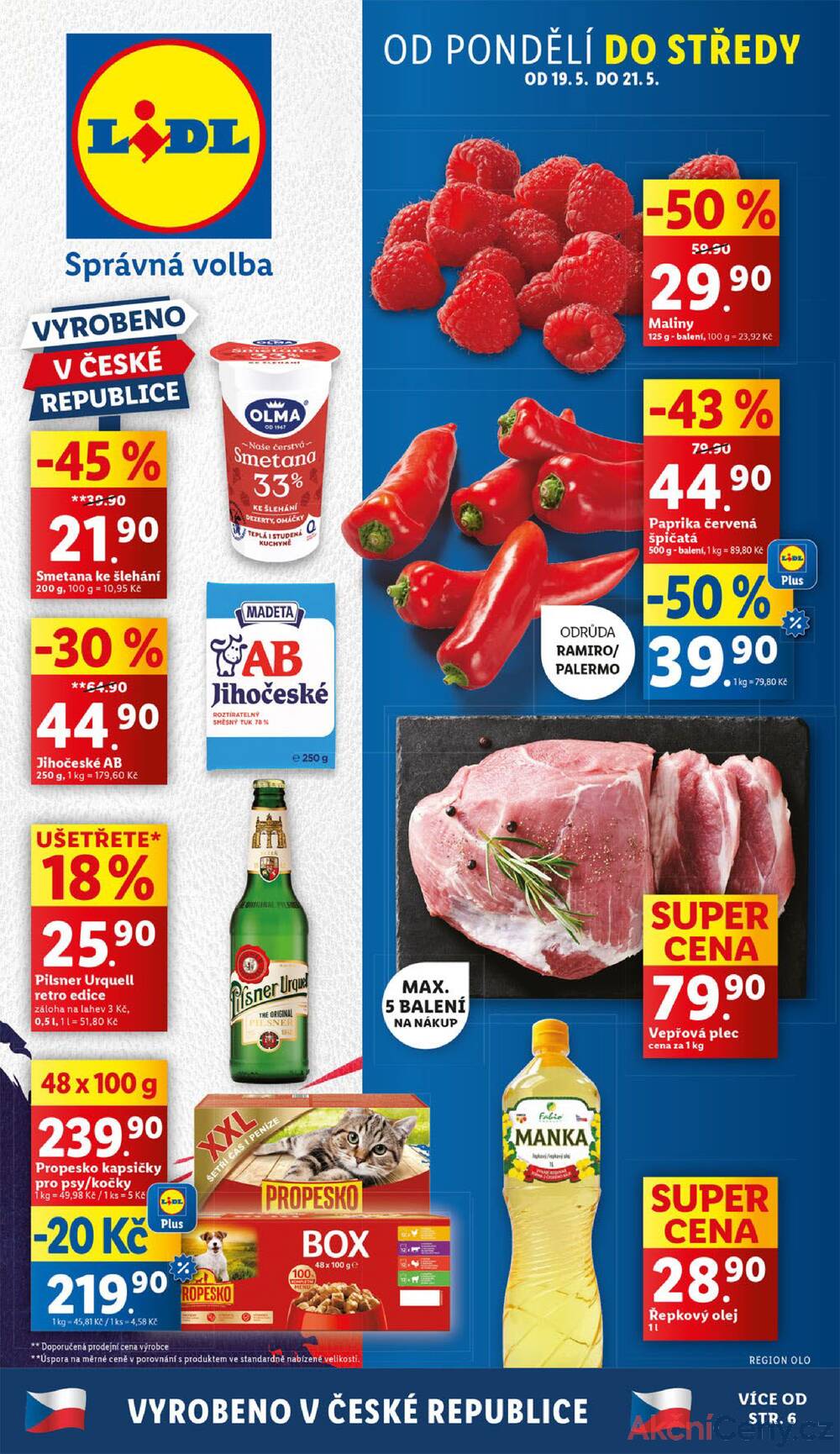 Leták Lidl - Lidl od 19.5. do 25.5.2025 - strana 1 Leták Lidl - Lidl od 19.5. do 25.5.2025 - strana 1