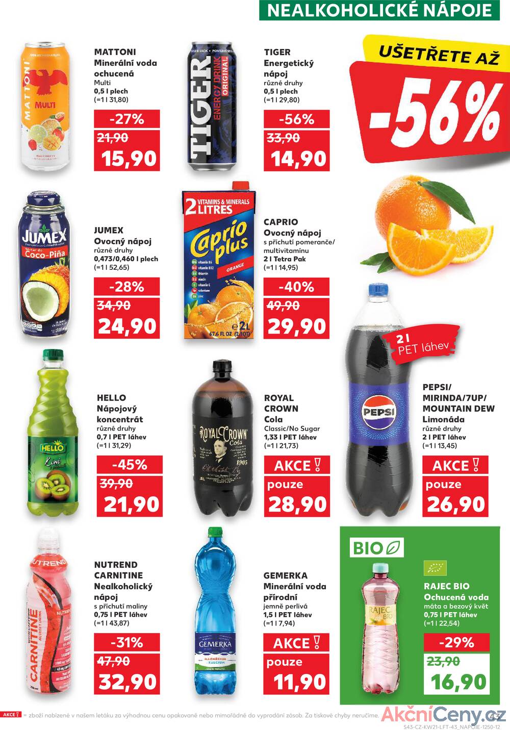 Leták Kaufland - Kaufland 21.5. - 27.5. - Kaufland - Louny - strana 43