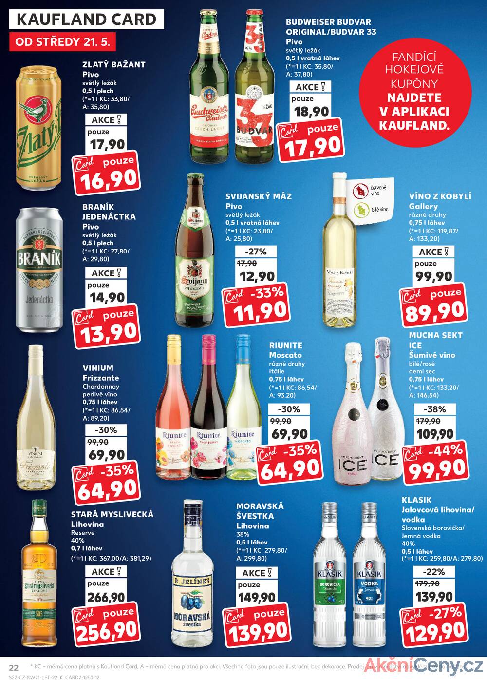 Leták Kaufland - Kaufland 21.5. - 27.5. - Kaufland - Teplice - strana 22