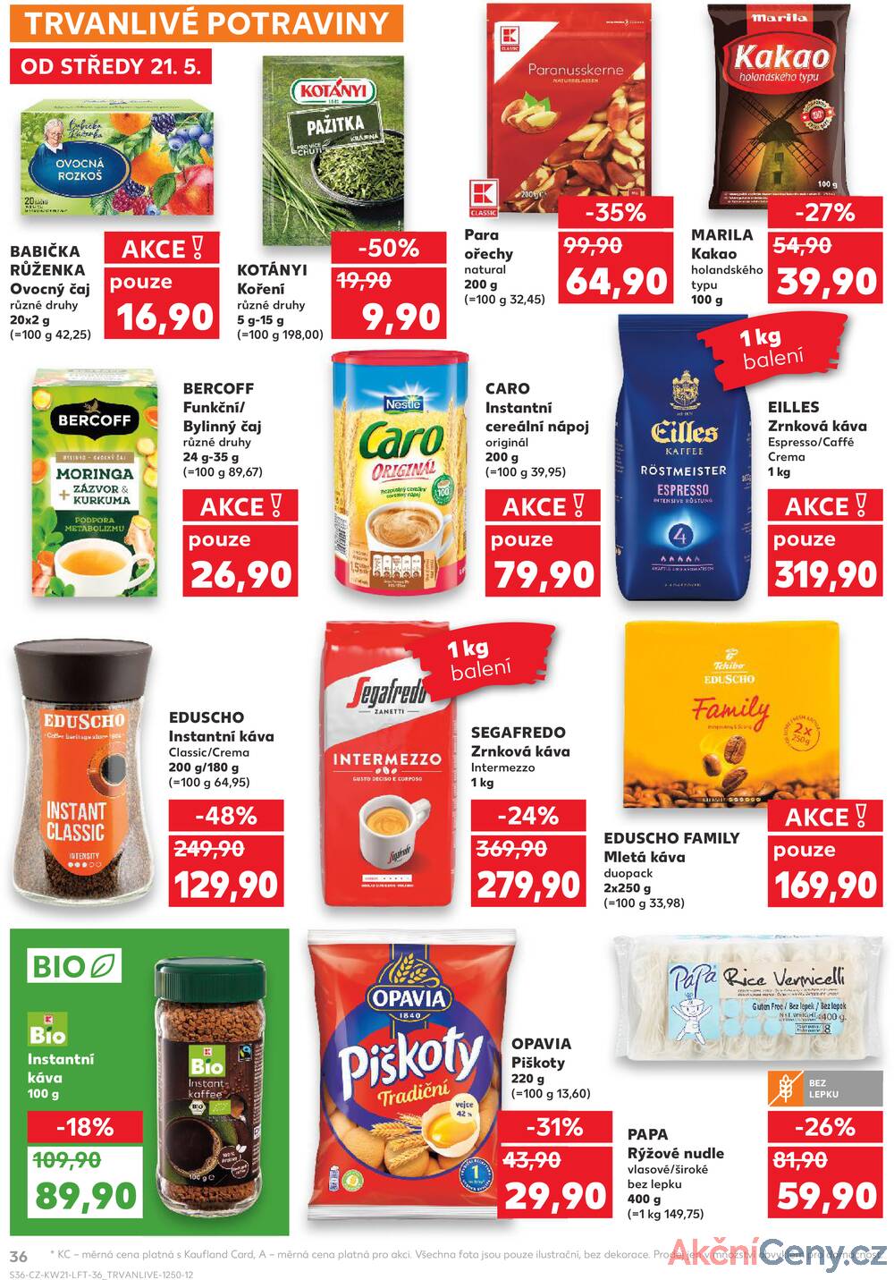 Leták Kaufland - Kaufland 21.5. - 27.5. - Kaufland - Bruntál - strana 36