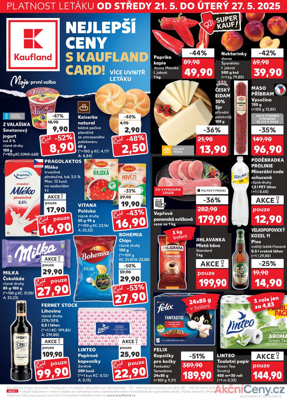 Leták Kaufland - Kaufland 21.5. - 27.5. - Kaufland - Zábřeh na Moravě - strana 1