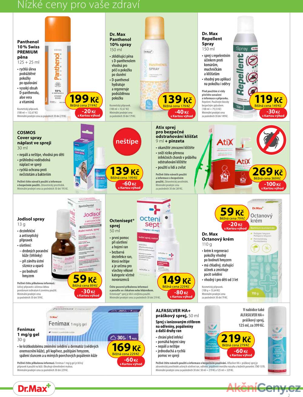 Leták Dr.Max - Dr.Max od 1.6. do 30.6.2025 - strana 2