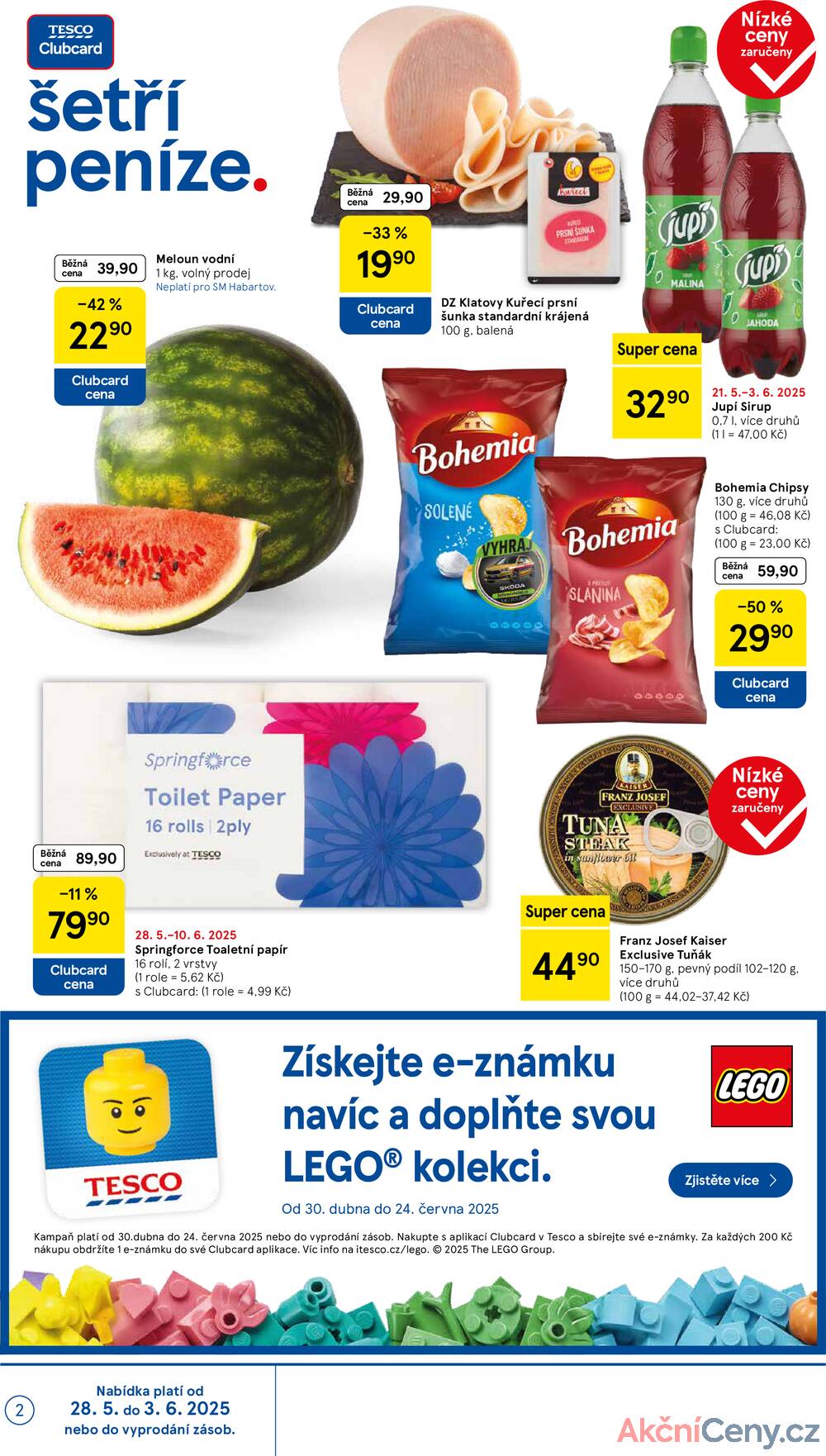 Leták Tesco - Tesco supermarkety od 28.5. do 3.6.2025 - strana 2 Leták Tesco - Tesco supermarkety od 28.5. do 3.6.2025 - strana 2
