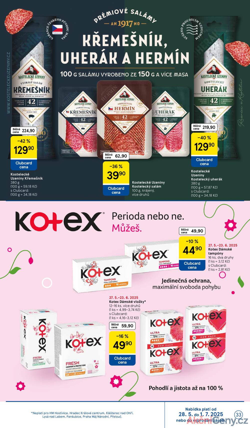 Leták Tesco - Tesco malé hypermarkety od 28.5. do 3.6.2025 - strana 33 Leták Tesco - Tesco malé hypermarkety od 28.5. do 3.6.2025 - strana 33