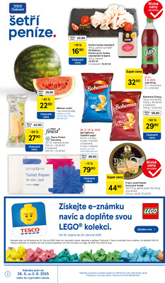 Tesco malé hypermarkety od 28.5. do 3.6.2025